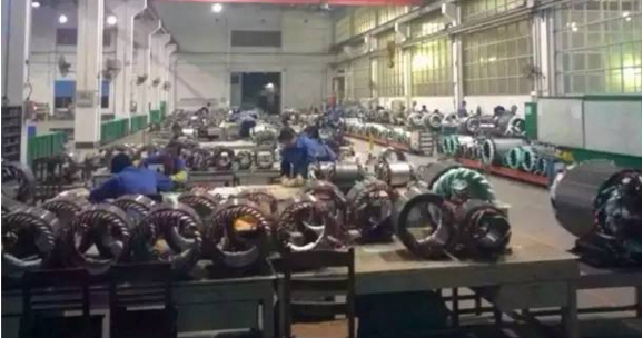 線圈車間員工奮戰現場1-東莞電機