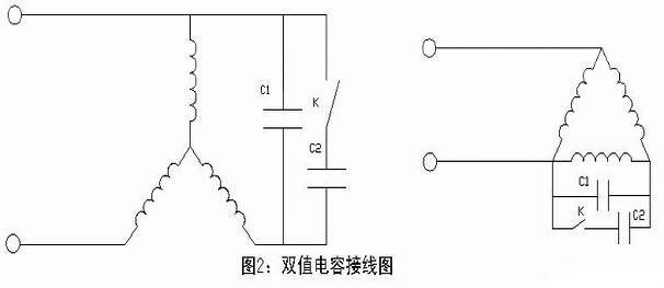 東莞電機雙值電容接線圖