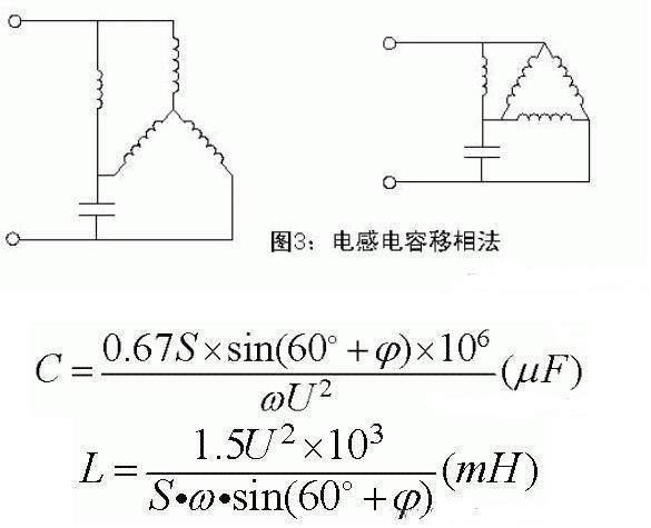東莞電機-電感電容移相法及公式
